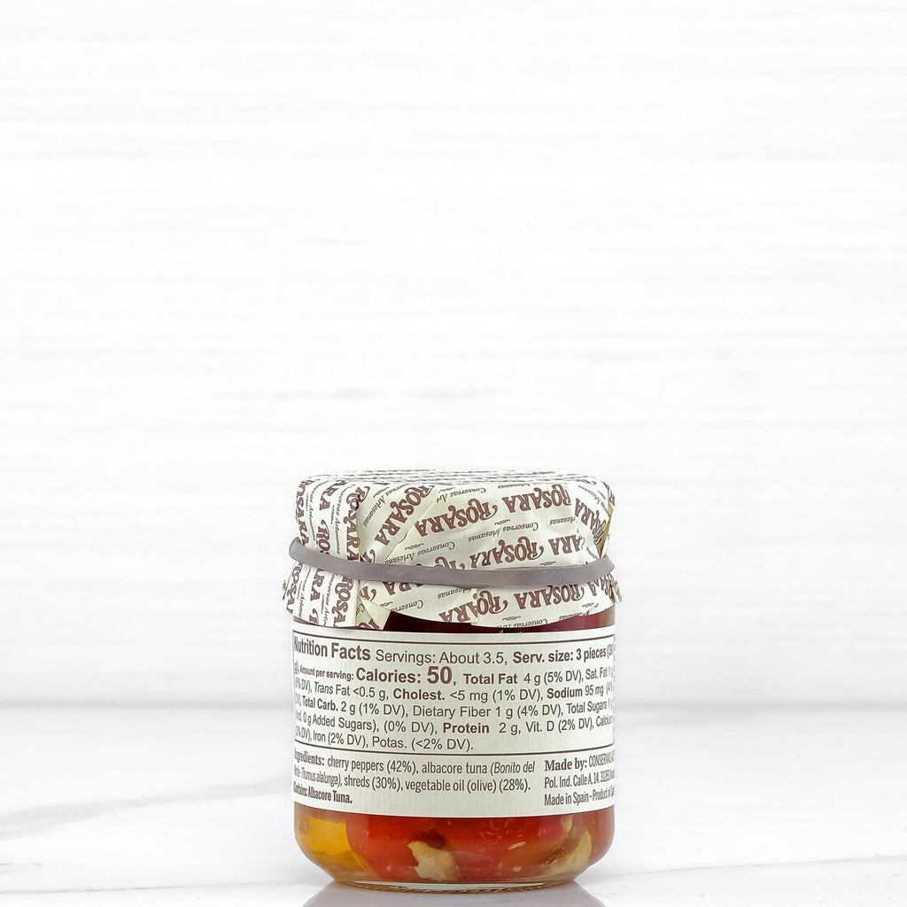 Cherry Peppers Stuffed with Bonito Tuna Fish Rosara Terramar Imports Terramar Imports